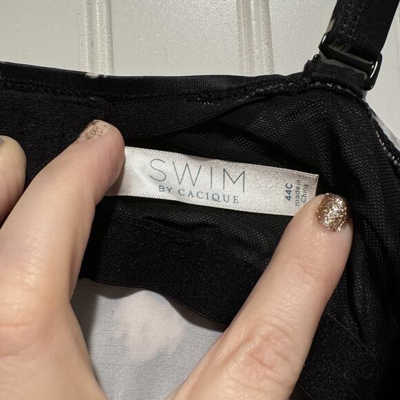 Lane Bryant Cacique Animal Print Tankini Swim Set Plus Size 18 - Picture 5 of 13